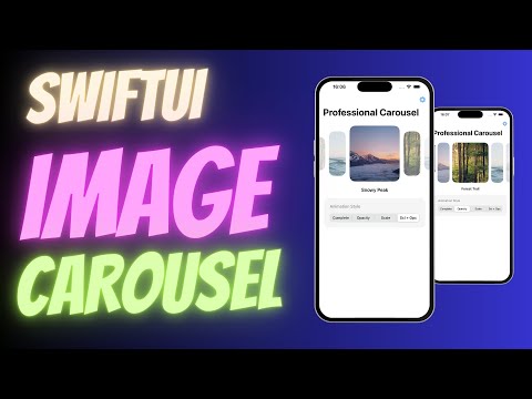 🚀 SwiftUI Professional Image Carousel with URL Loading