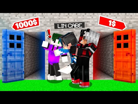 1$ KAPI VS 1000$ KAPI 😱 - Minecraft