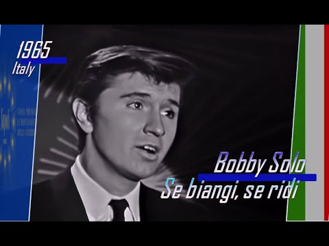 eurovision 1965 Italy 🇮🇹 Bobby Solo - Se biangi, se ridi ᴴᴰ