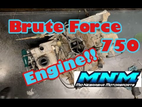 😡 Kawasaki Brute Force 750 - COMPLETE ENGINE - Crankshaft / Cam Chain ISSUES