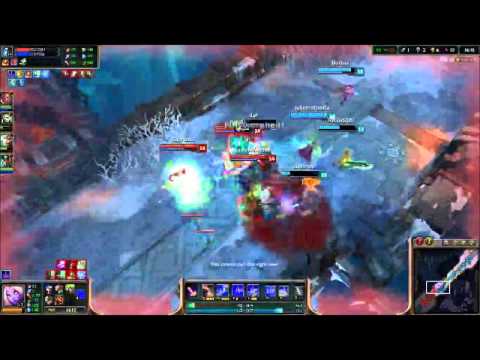 League of Legends ARAM Trolling #4 - Tank Karma, Tank Soraka  & AP Lucian