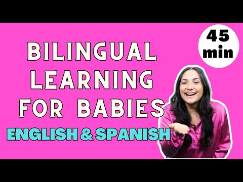 BILINGUAL BABY AND KID LEARNING - SPANISH AND ENGLIGH - ESPAÑOL Y INGLES PARA NIÑOS BILINGÜE