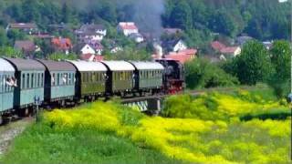 preview picture of video 'Dampftag auf der Dampfbahn Fränkische Schweiz'