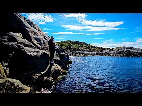 Mein Erstes Mal vom Ufer Angeln in Norwegen Hitra- Ich dreh Dorsch!
