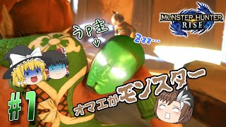 【モンハンライズ】初めましてアケノシルムさん、ただの太刀好きが通ります。モンハンライズでのんびり狩人#1＜傘鳥編＞【ゆっくり実況】