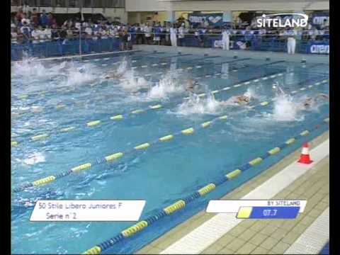 Serie 2 dei 50 Stile Libero Juniores Femmine -  Meeting di Halloween 8  Trofeo citta' di Rosa'