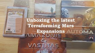 Unboxing the Latest Terraforming Mars Expansions
