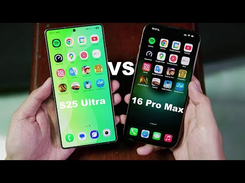 Galaxy S25 Ultra VS iPhone 16 Pro Max – Speed Test, Design, Screen