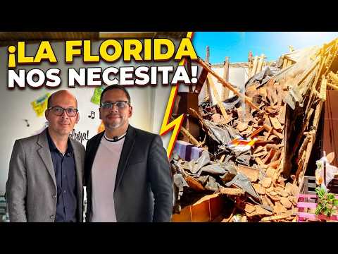 El templo se cayó pero la misión continúa, 90% del poblado quedo DESTRUIDO | La Florida NOS NECESITA