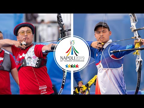 Russia v Chinese Taipei – recurve men's team gold | Napoli 2019 Universiade