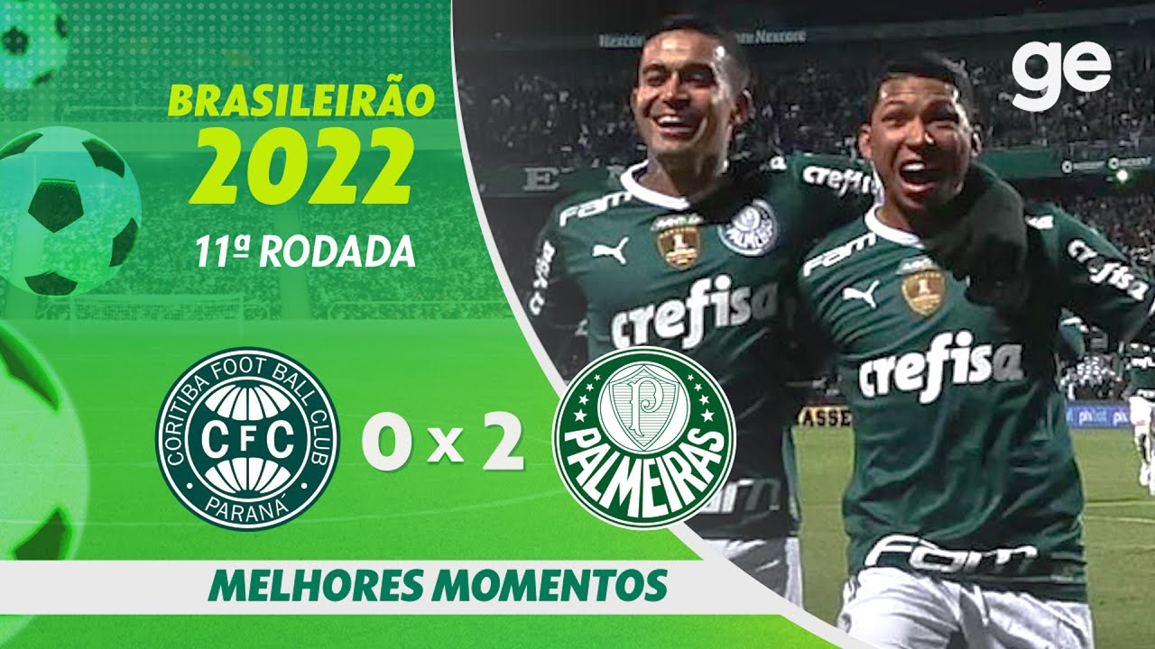 CORITIBA 0 X 2 PALMEIRAS | MELHORES MOMENTOS | 11ª RODADA BRASILEIRÃO 2022