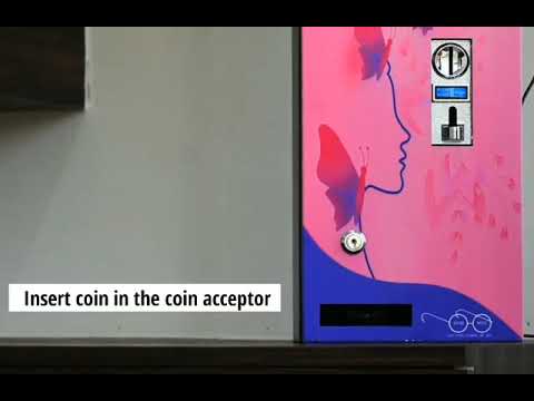 Coin Operated Sanitary Napkin Vending Machine