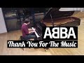 ABBA - "Thank You For the Music" / Piano cover ...