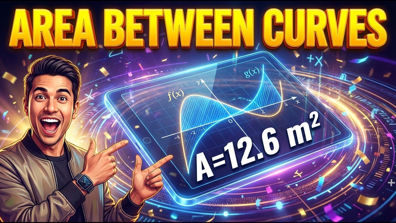 Area Between Curves Interactive Calculator