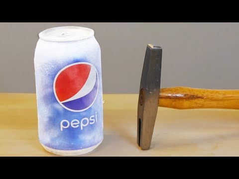 LIQUID NITROGREN vs PEPSI SMASHED