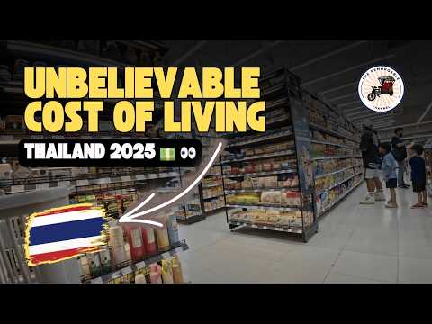 Thailand Cost of Living 2025 🇹🇭 Grocery Price Tour at Villa Market