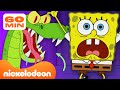 SpongeBob | 60 MINUTEN van SpongeBobs vreemdste zeemonsters! ? | Nickelodeon Nederlands