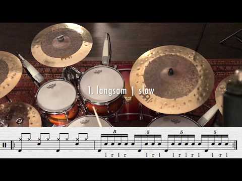 60 Second Drum Lesson | Quintuplets Hand Foot Combination Fill