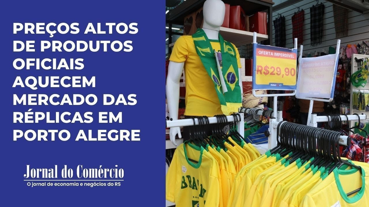 Preços altos de produtos oficiais aquecem mercado das réplicas em Porto Alegre
