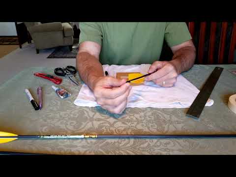 You Don't Need to Buy a Fletching Jig. Fletching Arrows Without Equipment, Part 1 of 2 | Archery