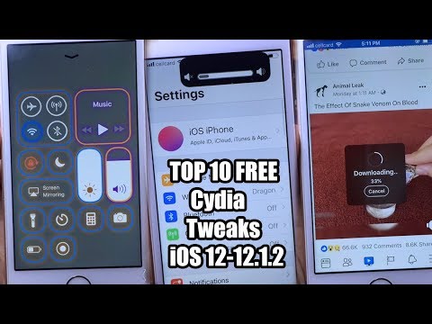 *TOP* 10 Free Cydia Tweaks Compatible iOS 12-12.1.2 (UnC0ver Jailbreak)