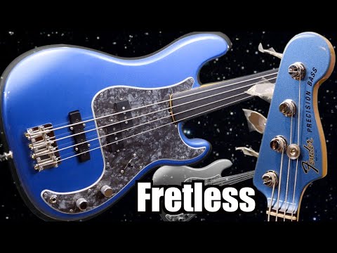 Oops... No Frets! | 2020 Fender Tony Franklin Signature Fretless P-Bass Lake Placid Blue Review Demo