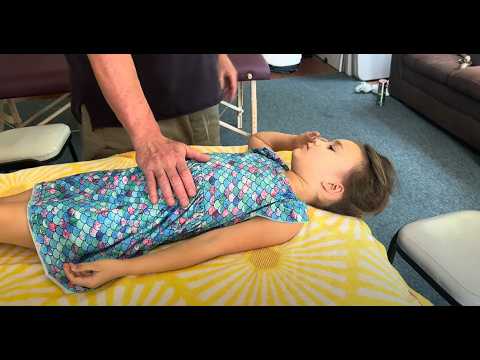 How to massage children. Brandon massaging his almost 6 ...