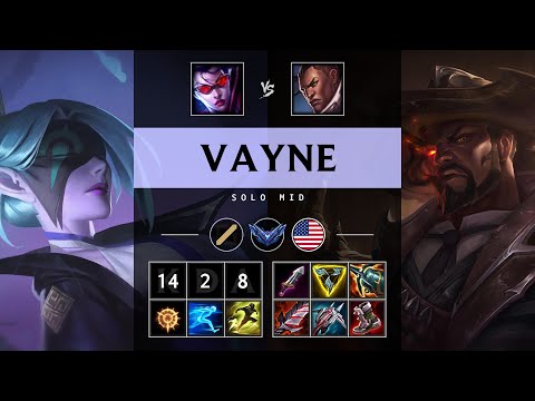 Vayne Mid vs Lucian - NA Diamond Patch 25.16