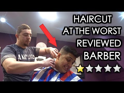 Getting a HAIRCUT At The WORST REVIEWED BARBER In My City (London)