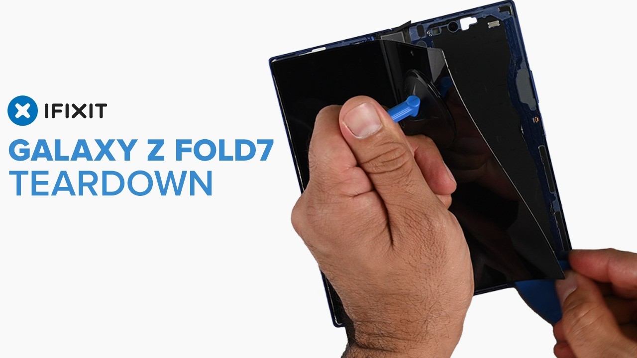 Z Fold7 Teardown! Beautiful, Fragile, and a Repair Nightmare - YouTube