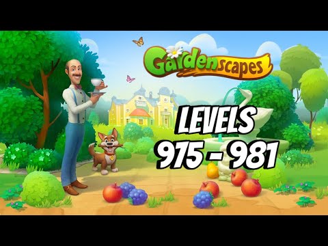 Gardenscapes: Levels 975 - 981 is Getting INTENSE!