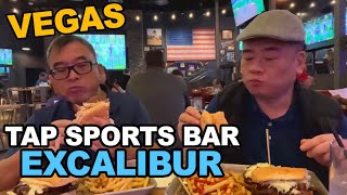 "TAP Sports Bar" Excellent Wings and Brisket. Excalibur Hotel & Casino Las Vegas