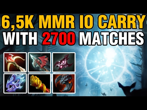 6,5K MMR Plays IO HARD CARRY WITH 2700 MATCHES - Dota 2