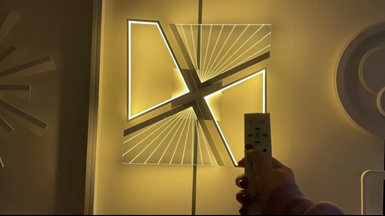 Светодиодная LED люстра GALAXY 80W 4Q SMART 550x550x108-WHITE-220-IP20 Esllse