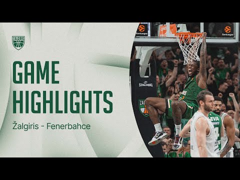 Žalgiris - Fenerbahče | Game Highlights | 2025.10.03