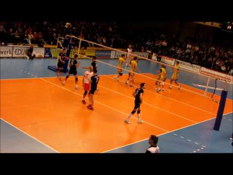 Samenvatting: Landstede Volleybal 3-2 Dinamo Boekarest (31-10-2012)
