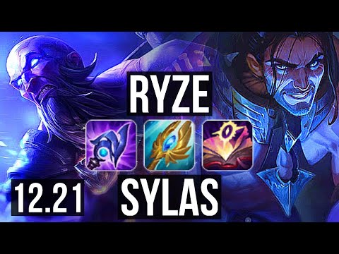 RYZE vs SYLAS (MID) | 8/0/4, Legendary | EUW Master | 12.21