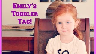 Emily's Toddler Tag | Brave Obsessed!
