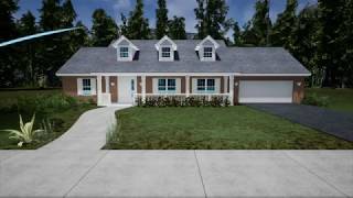 360 degree walk around video for house plan 005D-0001