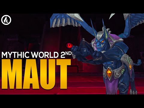 Big Dumb Guild VS Maut WORLD SECOND Blood DK POV - Mythic Ny'alotha