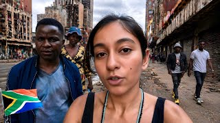 SOLO Indian Girl on most DANGEROUS Streets of JOHANNESBURG! 🇿🇦😳