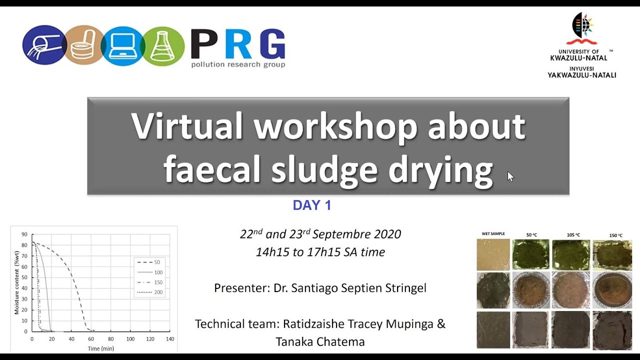 Virtual Workshop about Faecal Sludge Drying (Day 1) 22 September 2020