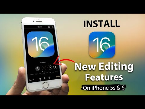 How to Install iOS 16 New Editing Features on iPhone 5s & 6 - Install Now
