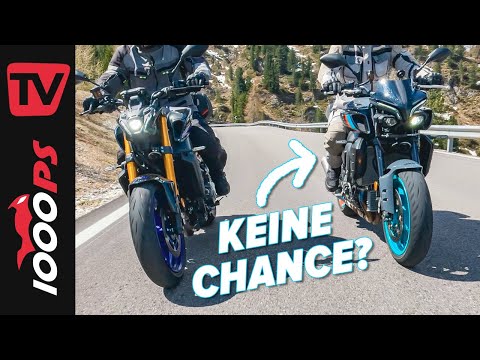 Muss es immer die Große sein? Yamaha MT-10 vs. MT-09 SP Alpen-Vergleichs-Test 2022