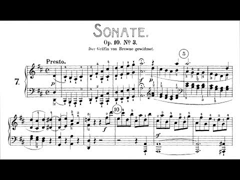 Beethoven: Sonata No.7 in D Major, Op.10 No.3 (Lortie, Jando)