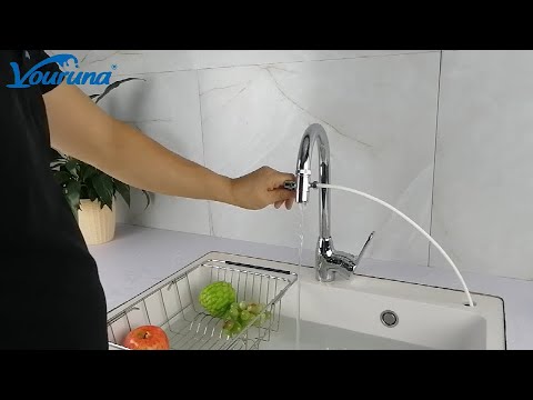 How to install Faucet Diverter Valve Single Barb for 1/4" Tube Countertop Water Filter System?