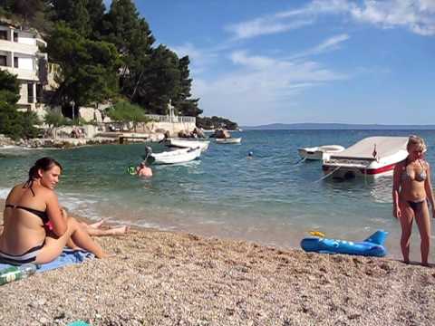 Brela, Hrvatska, Croatia, Horvátország, Podrace beach