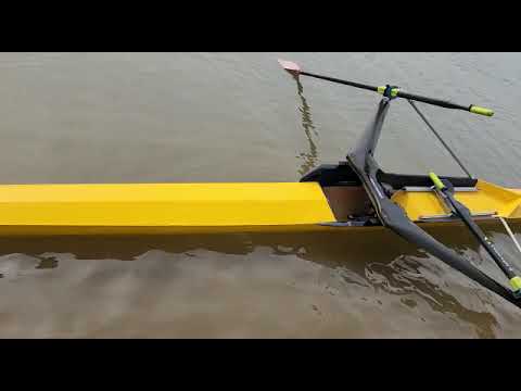 Crabon natural single scull rowing boat, size/dimension: 26