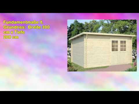 Holzblech Gartenhaus Jever 1, mit Blechdach dunkelrot