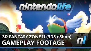 3D Fantasy Zone II Double (3DS eShop) Link Loop Land Gameplay Footage